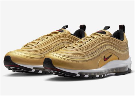 schnürsenkel nike air max 97 gold|Nike Air Max 97 og golden bullet.